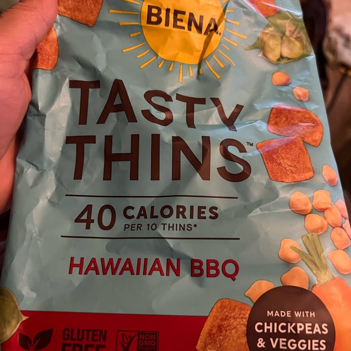 photo of Biena Snacks Tasty Thins Hawaiian BBQ shared by @allycat38 on  16 Jun 2023 - review