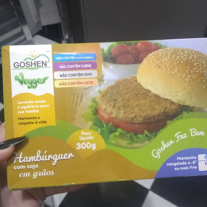 photo of Goshen Hamburguer de soja shared by @natymatos on  01 May 2023 - review