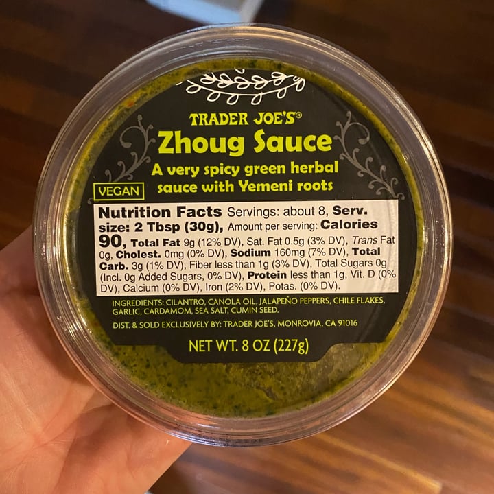 photo of Trader Joe's Zhoug Sauce shared by @catniponly on  01 May 2023 - review