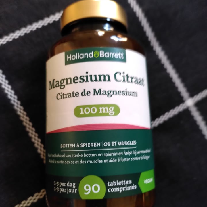 photo of Holland & Barrett Magnesium Citrate 100mg shared by @walkabout-veg on  02 Jun 2023 - review