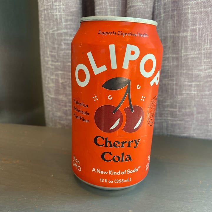 photo of OLIPOP Cherry Cola shared by @friendlyvegan on  04 Apr 2023 - review