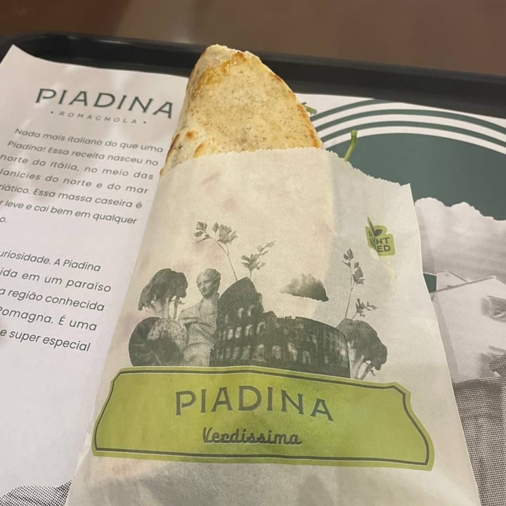 photo of Piadina Romagnola - Shopping Eldorado Abobrinha grelhada com queijo vegano shared by @mariaelisagobetti on  13 Jun 2023 - review