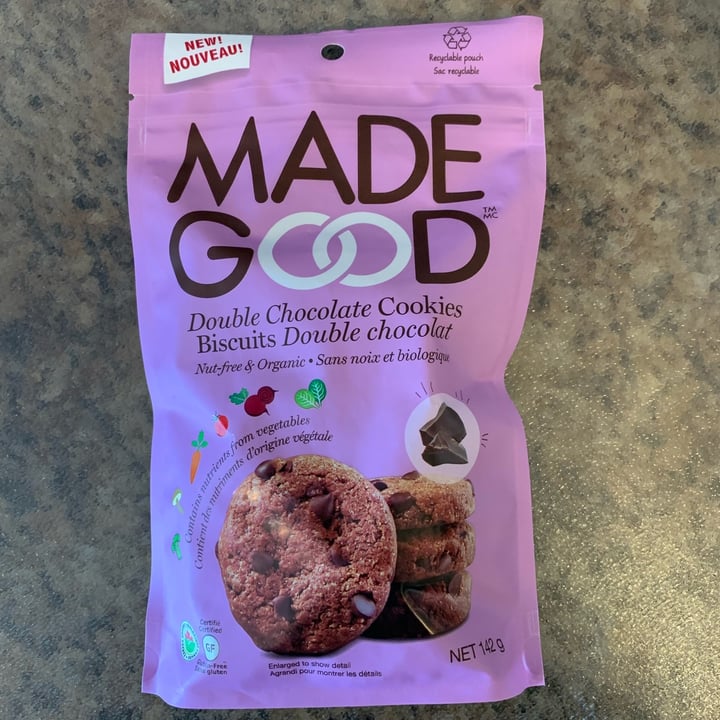 photo of Made Good Double Chocolate Cookies shared by @louisg on  17 Jan 2023 - review