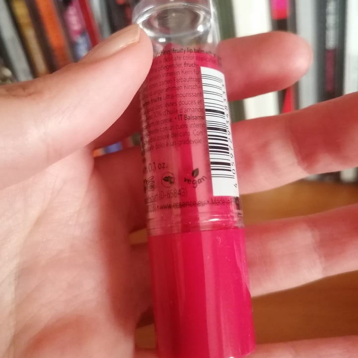 photo of Essence  heart core fruity lip balm crazy cherry shared by @mirtill on  14 Feb 2023 - review