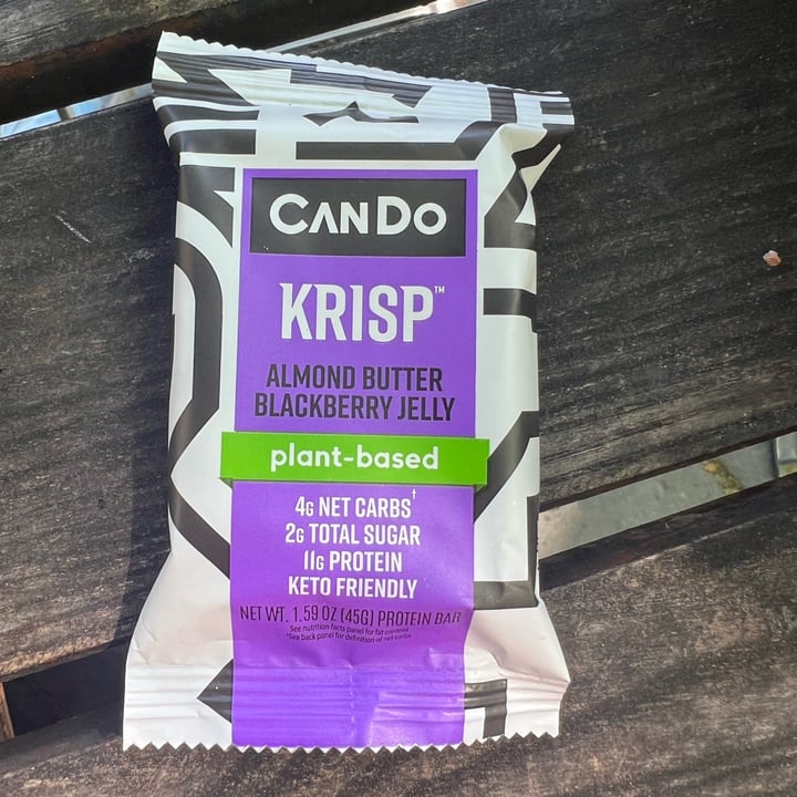 photo of Cando Keto Krisp Almond Butter & Blackberry Jelly shared by @bastianbieler on  17 May 2023 - review