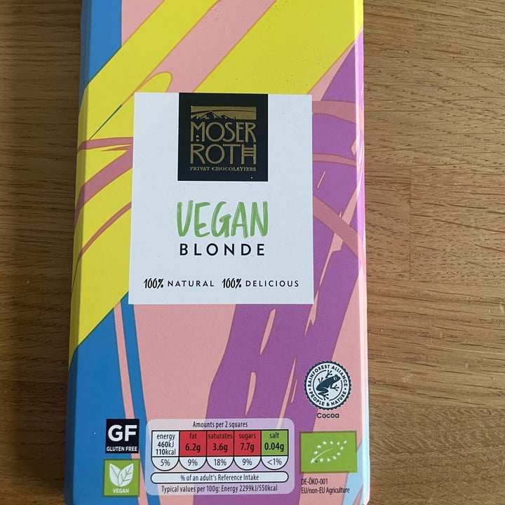 photo of Moser Roth Moser Roth Vegan Blonde shared by @veganarian-yogi on  21 Dec 2022 - review