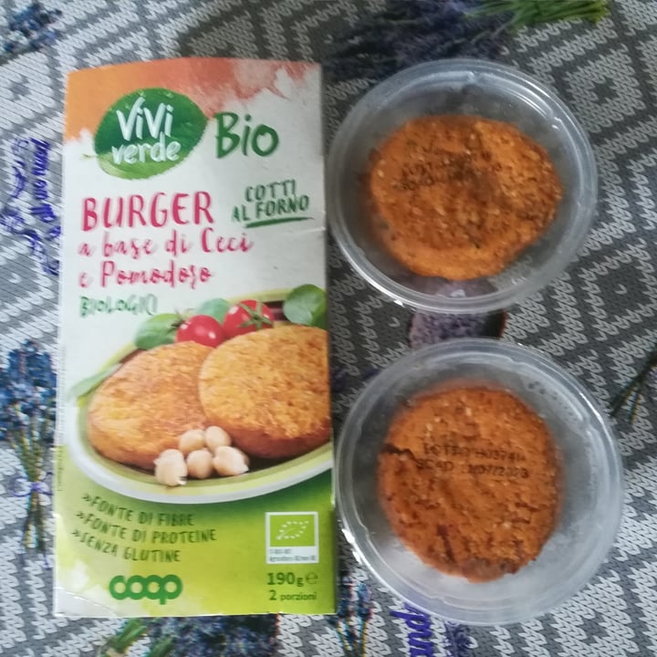 photo of Vivi Verde Coop Burger bio a base di ceci e pomodoro shared by @grilla on  03 Jun 2023 - review
