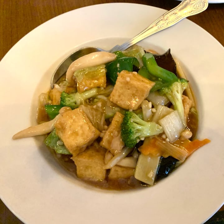 photo of The Orchid Vegan Restaurant Stir Fry Mixed Vegetables With Tofu shared by @vegpledge on  13 May 2023 - review