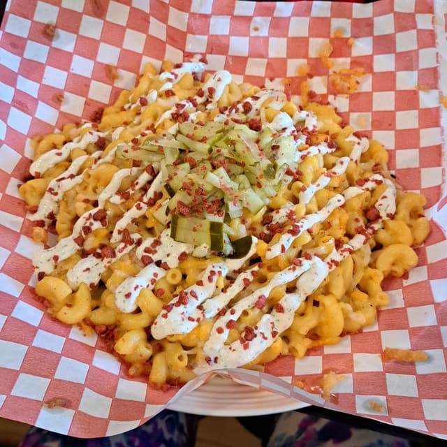 Photo of the dish “Dill Pickle Mac And Cheese (Special)”