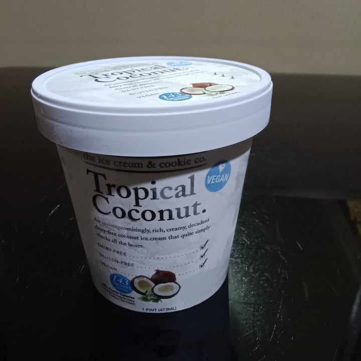 photo of The Ice Cream & Cookie Co tropical coconut shared by @notcow on  30 Dec 2022 - review