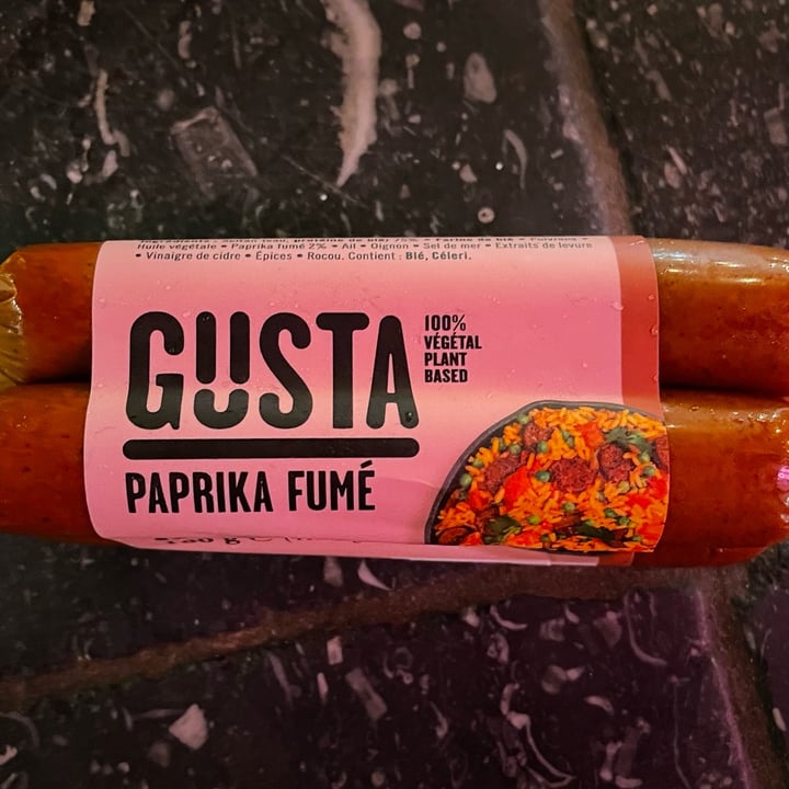 photo of Gusta Seitan Sausage Smoked Paprika shared by @carolo on  09 Jan 2023 - review
