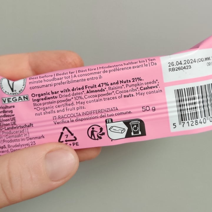 photo of Raw Bite Barrita Protein shared by @eikelorents on  14 Jul 2023 - review