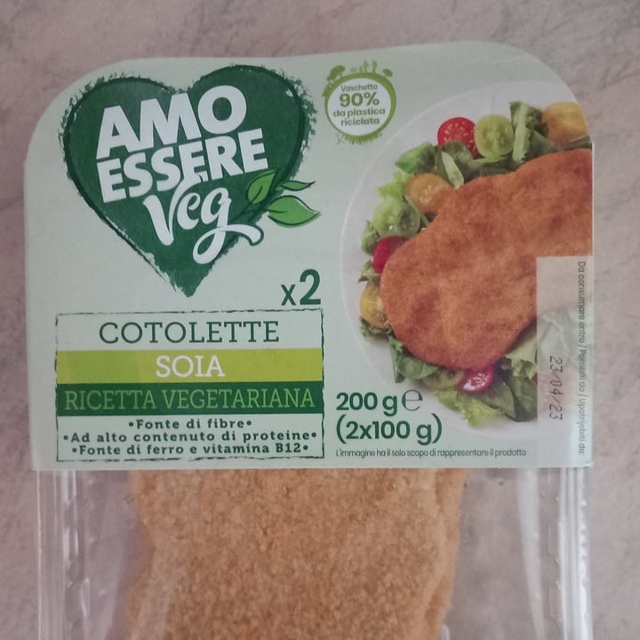 photo of Amo Essere Veg Cotolette soia shared by @vanyveg on  12 Apr 2023 - review