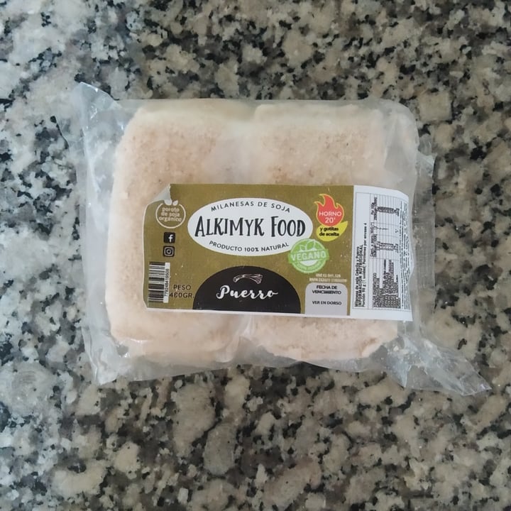 photo of Alkimyk Food Milanesas de Soja Orgánica Rellenas de Cebolla y Puerro shared by @cosmar on  01 Feb 2023 - review