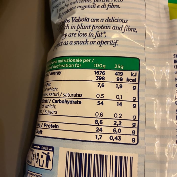 photo of Valsoia Le chips light di soia e patate shared by @aledece on  11 Apr 2023 - review