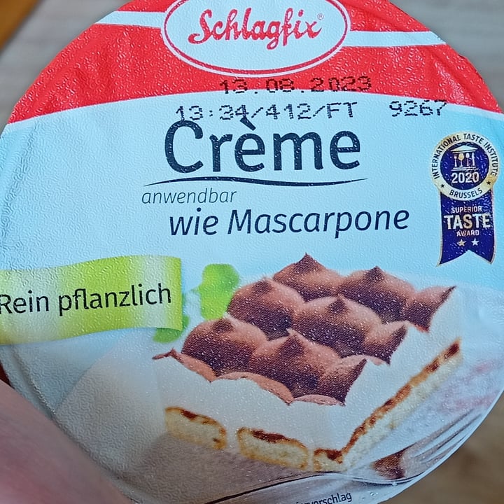 photo of Schlagfix Crème wie Mascarpone shared by @marinasacco on  18 Jan 2023 - review