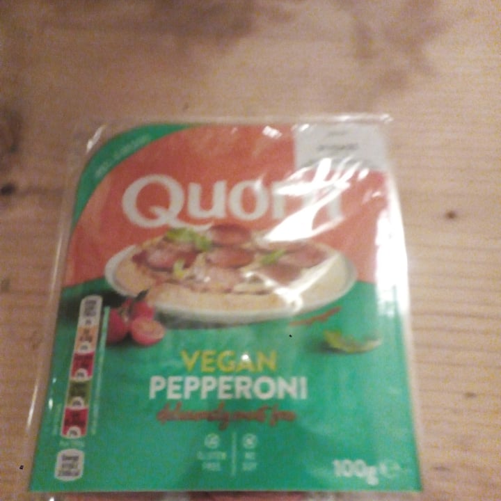 photo of Quorn Vegan pepperoni shared by @clara12 on  24 Feb 2023 - review