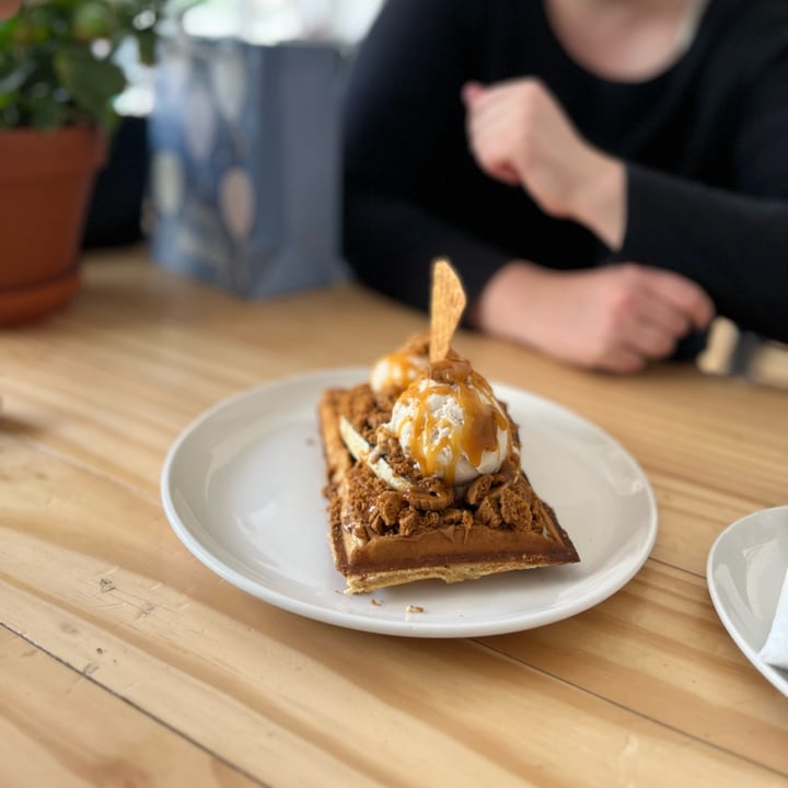 photo of ditto Vegan Ice Cream biscoff waffle shared by @jessamygraham on  08 Apr 2023 - review
