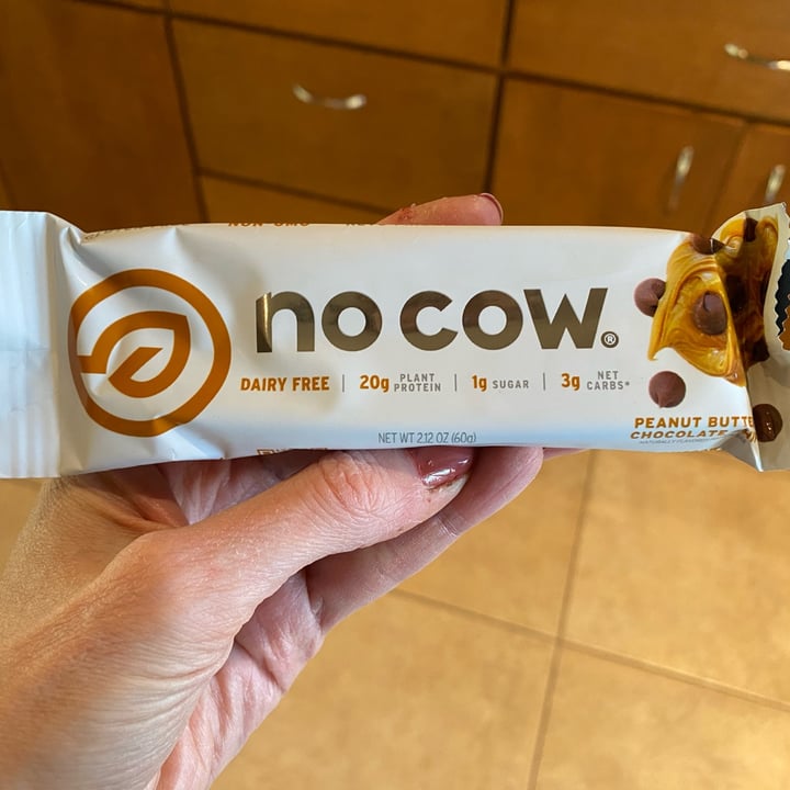 photo of No Cow Peanut Butter Chocolate Chip Bar shared by @beckyyy on  26 Feb 2023 - review