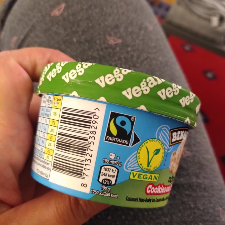 photo of Ben & Jerry's Cookies On Cookie Dough Non-Dairy Ice Cream shared by @merry-cherry-veg on  04 Jul 2023 - review