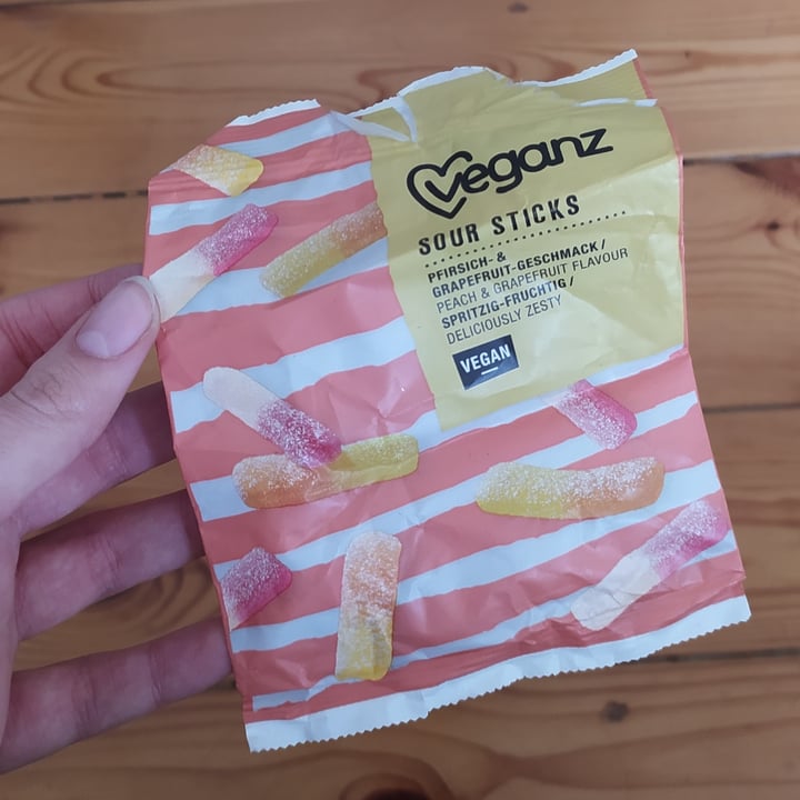 photo of Veganz Sour Sticks shared by @bratkart0ffel on  09 Mar 2023 - review