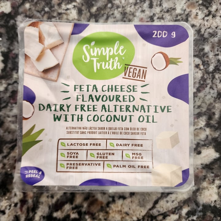 photo of Simple Truth Fetta Cheese Flavoured Dairy Free Alternative shared by @kim-e on  31 May 2023 - review