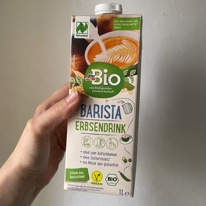 photo of dmBio Barista Erbsendrink shared by @ludovicaaa on  16 May 2023 - review