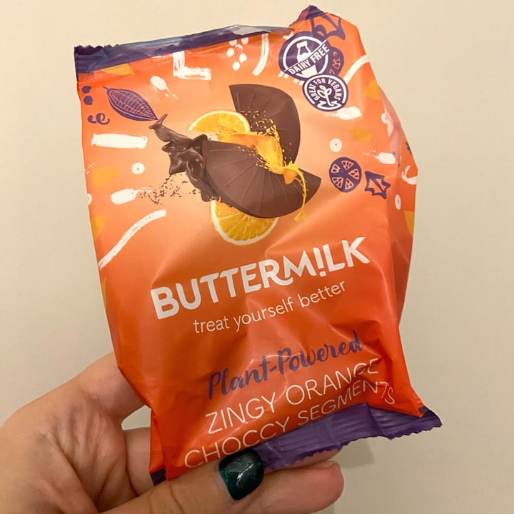 photo of Buttermilk Zingy Orange Choccy Segments shared by @veggie-meg on  21 Dec 2022 - review