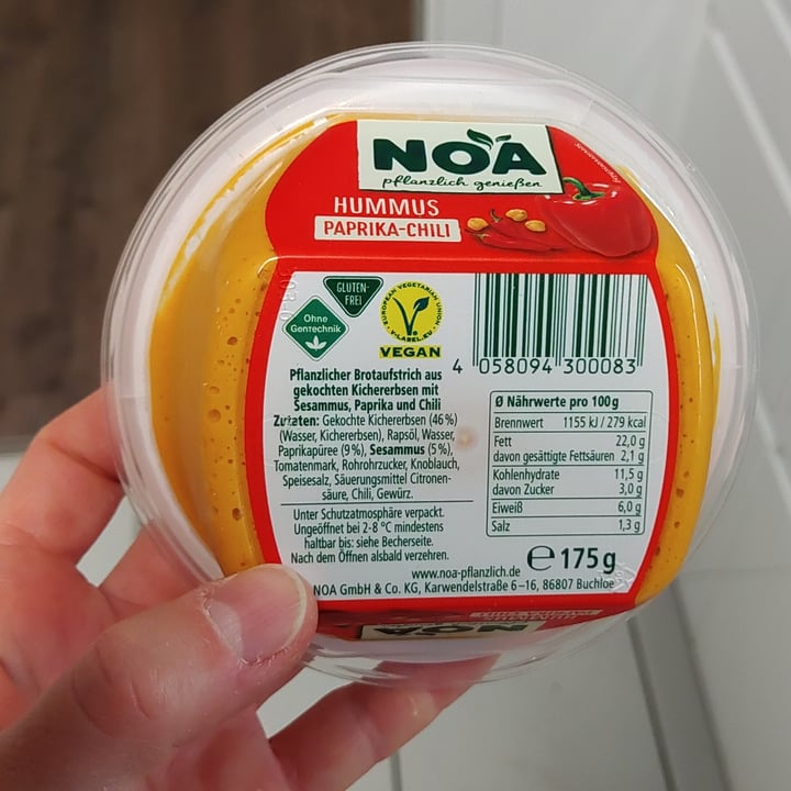 photo of Noa Hummus Paprika-Chili shared by @saechsine on  01 Apr 2023 - review