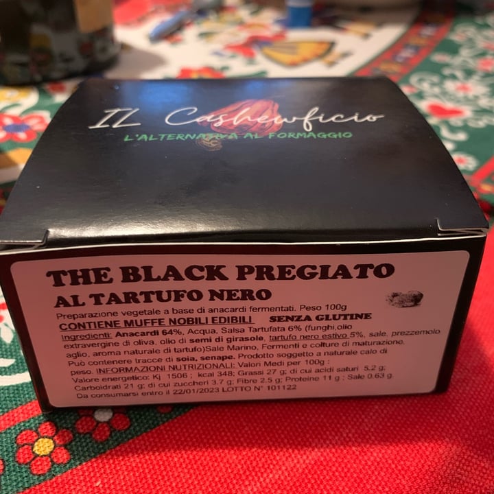 photo of Il CashewFicio the black pregiato al tartufo nero shared by @bibianca on  28 Dec 2022 - review