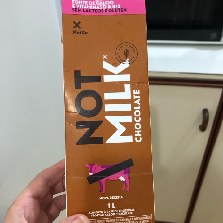 photo of NotCo leite com chocolate shared by @fepsantana on  12 Feb 2023 - review
