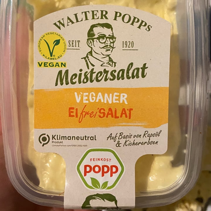photo of Walter Popps Meistersalat veganer Ei-frei-Salat shared by @shuggerlee on  05 May 2023 - review