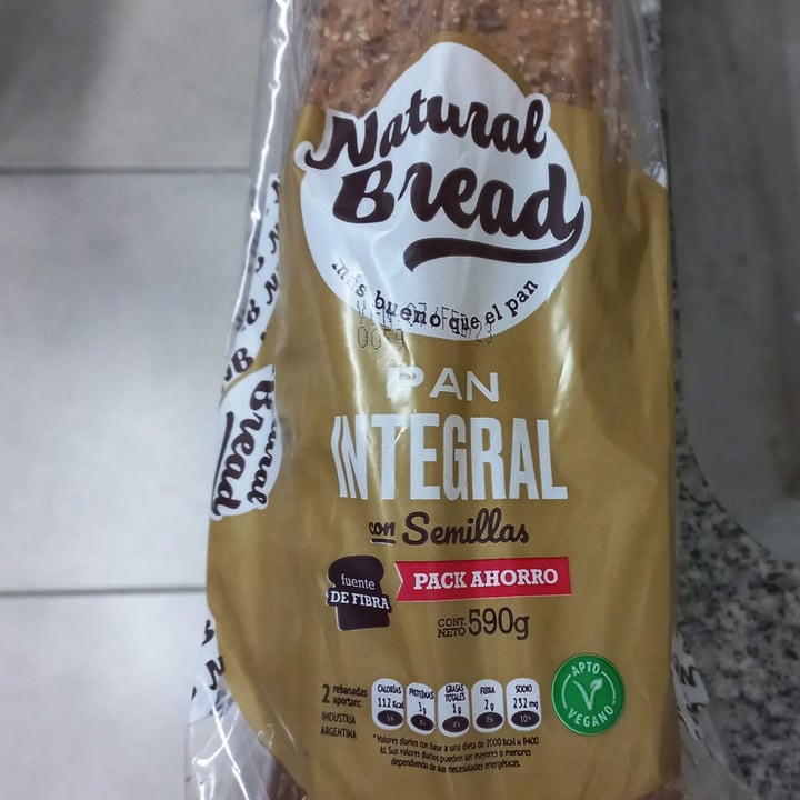 photo of Natural Bread Pan integral Con Semillas shared by @nadya84 on  25 Jan 2023 - review
