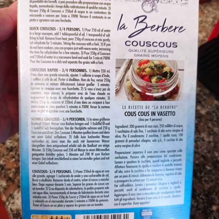 photo of Le Berbere cous cous shared by @susannatuttapanna on  31 Jul 2023 - review