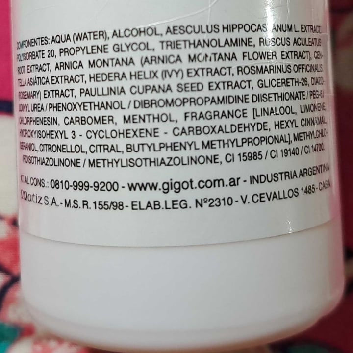 photo of Gigot Phytocomplex shared by @marianelaibanez on  29 Jul 2023 - review