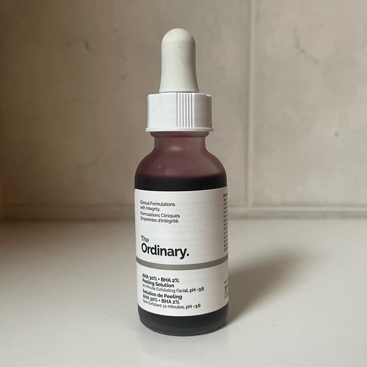 photo of The Ordinary AHA 30% + BHA 2% Peeling Solution shared by @gianespo99 on  19 Mar 2023 - review