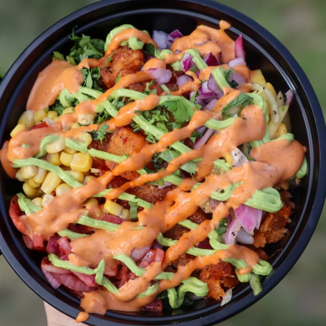 Farmhouse Vegan Bowl at Rollz Rice Indian Kitchen - Review by ...