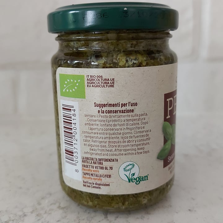 photo of Sarchio pesto biologico senza formaggio semza aglio senza glutine shared by @veraviglie on  22 Jul 2023 - review