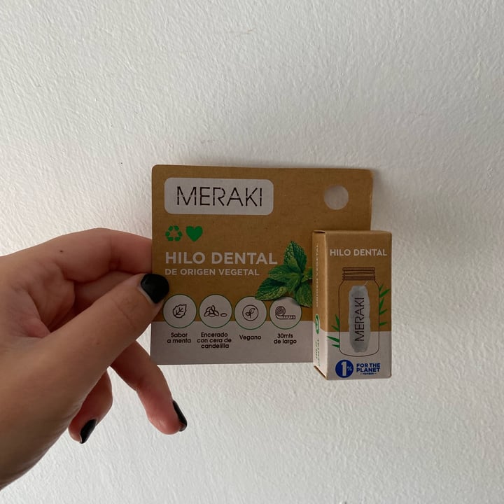 photo of Meraki Hilo dental Biodegradable+vegan shared by @juliastepanenko on  01 Aug 2023 - review