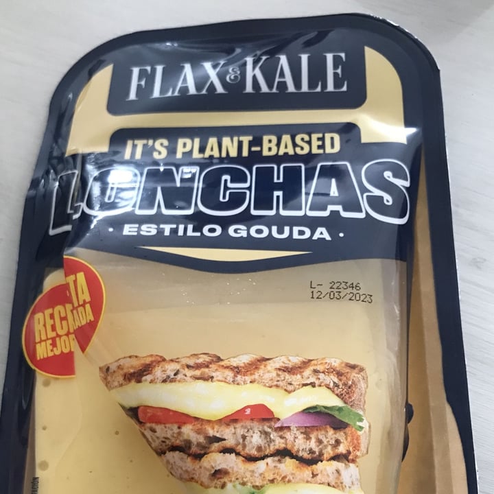 photo of Flax & Kale Lonchas Queso Estilo Gouda shared by @manobispo on  01 Jan 2023 - review
