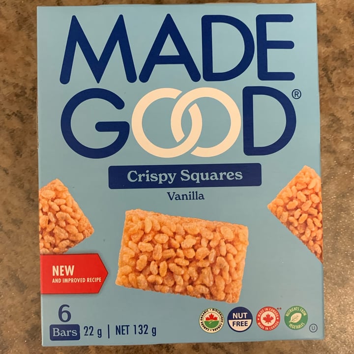 photo of Made Good Vanilla Crispy Squares shared by @louisg on  23 Mar 2023 - review