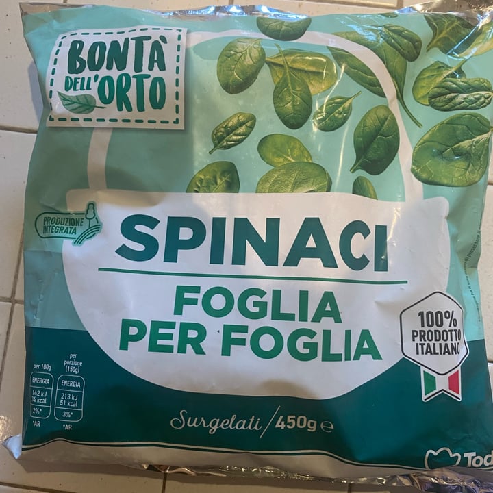 photo of Bontà dell'Orto spinaci foglia per foglia shared by @topacieca on  24 Jun 2023 - review