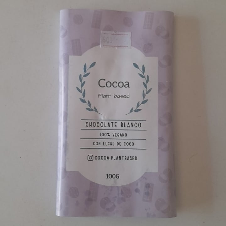 photo of Cocoa Plant Based Chocolate Blanco shared by @arissz on  24 Feb 2023 - review
