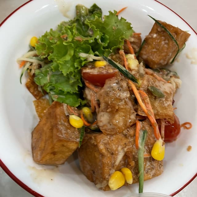 Photo of the dish “sesame sauce fried tofu”