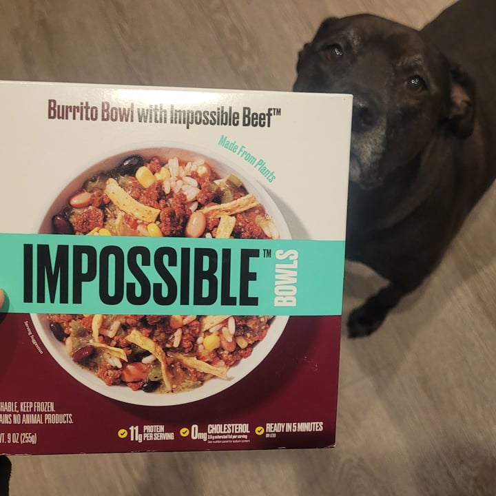 photo of Impossible Foods Burrito Bowl with Impossible Beef shared by @gretchens on  11 Mar 2023 - review