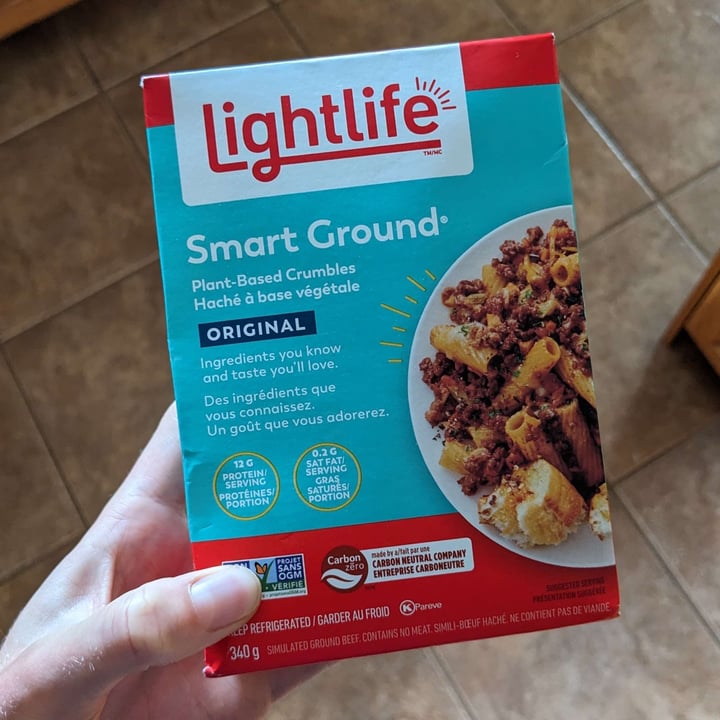 photo of Lightlife Smart Grounds Plant Based Crumbles Original shared by @ryanleys on  09 Jul 2023 - review