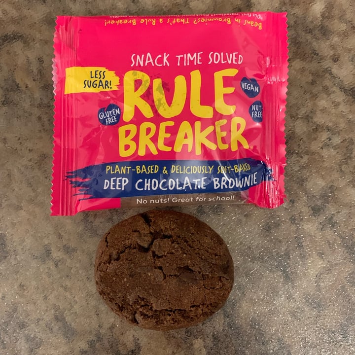 photo of Rule Breaker Snacks deep chocolate brownie shared by @louisg on  29 Jan 2023 - review