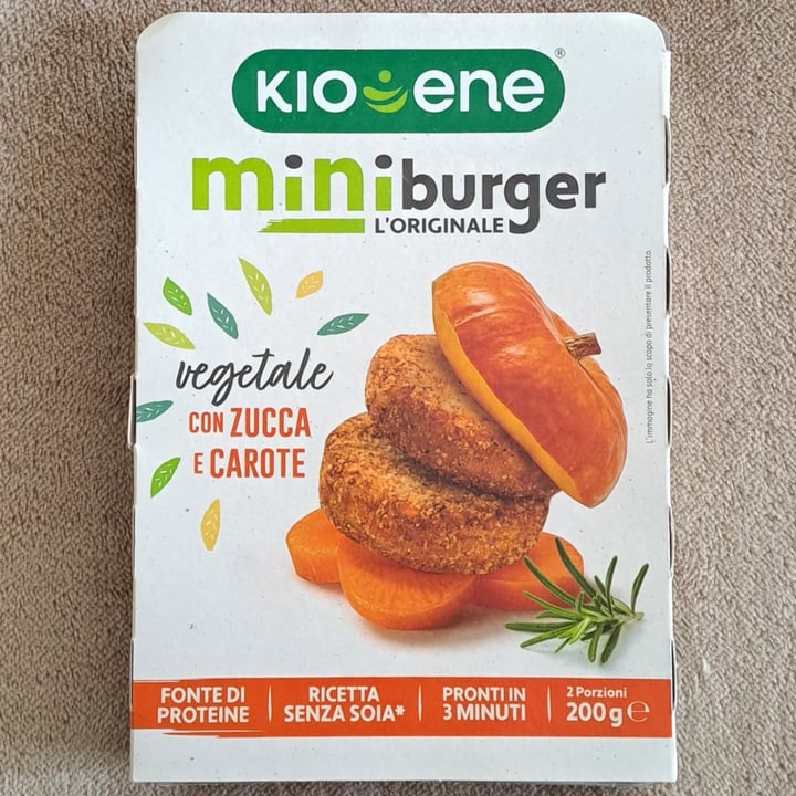 photo of Kioene Mini Burger Zucca E Carote shared by @orsolapi on  06 Aug 2023 - review