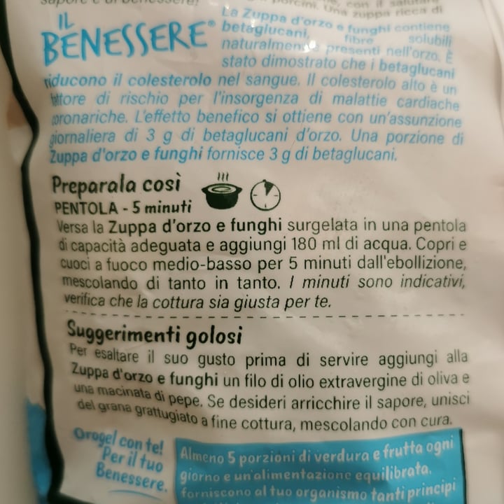 photo of Orogel Virtù di Zuppa - Orzo e Funghi shared by @aili59 on  28 Apr 2023 - review