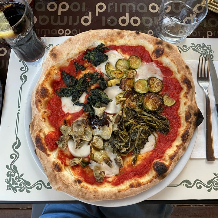 photo of Pizzeria Prima O Poi Pizza 4 Stagioni VEGANA shared by @raculo on  11 Jul 2023 - review